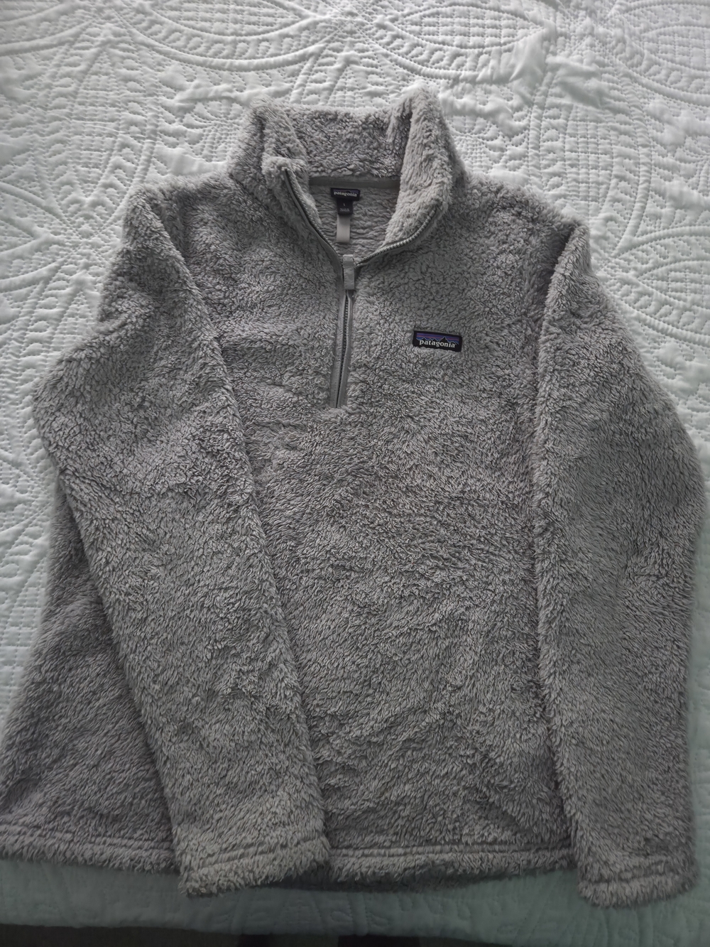 Patagonia Women's Gray Half-Zip Fleece Pullover